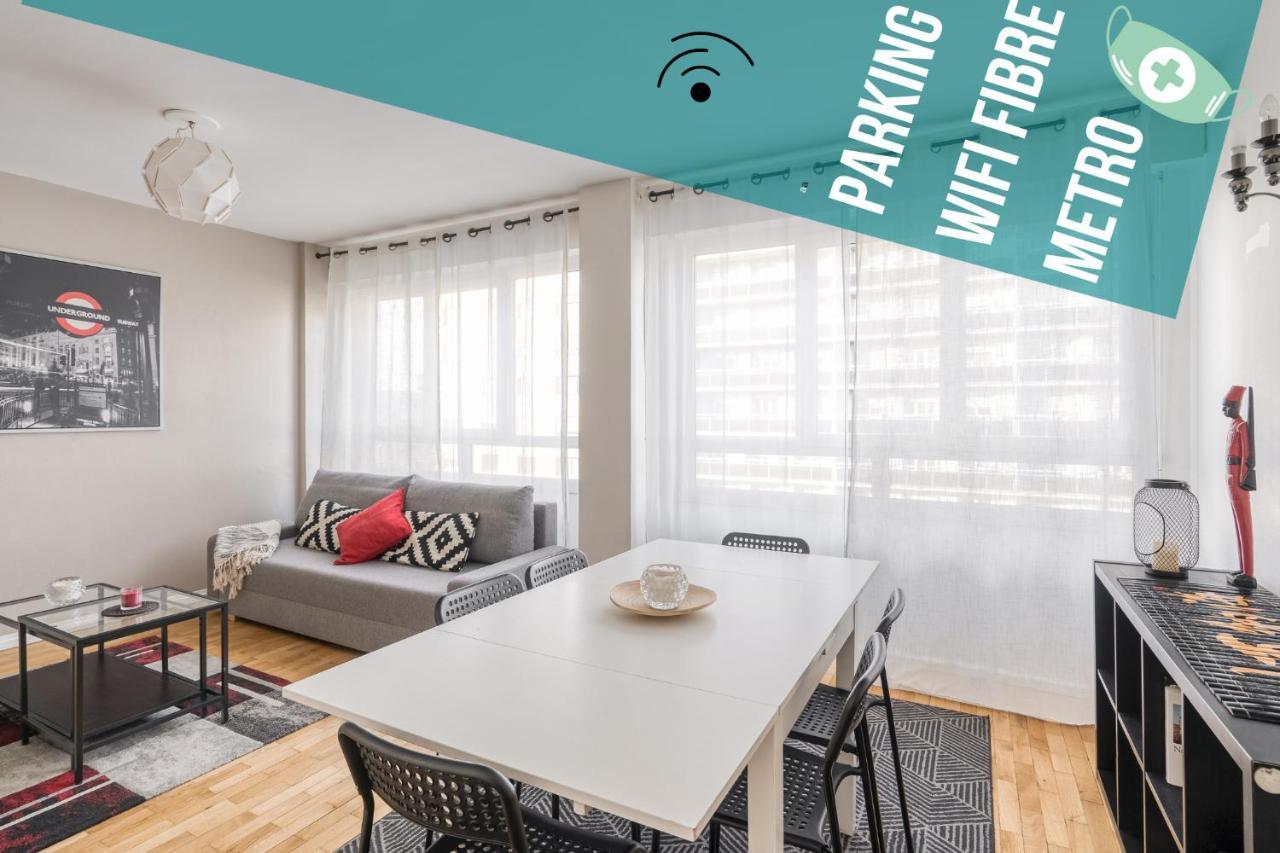 Superbe Apart 2 Rooms Lumineaux Parking Casa Ліон Екстер'єр фото
